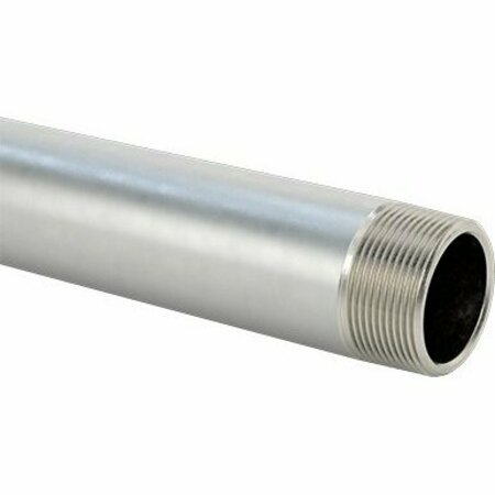 BSC PREFERRED Thick-Wall 316/316L Stainless Steel Pipe Threaded on Both Ends 1-1/2 Pipe Size 18 Long 68045K48